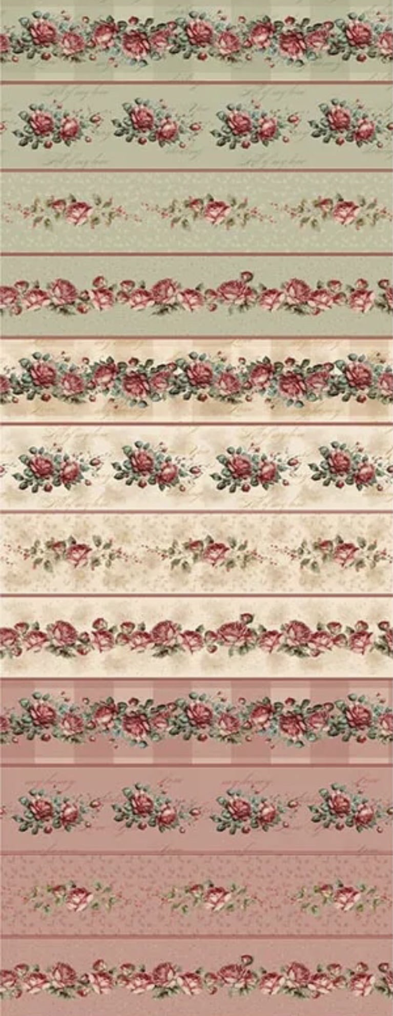 Tricoline estampa digital barrado romance - CORTES 0,55m x 1,50m