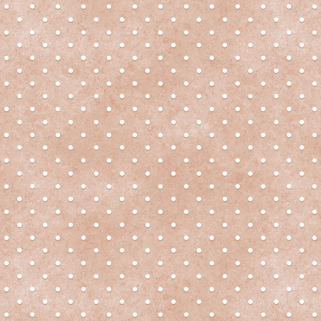 Tricoline estampa digital poá fofo salmão