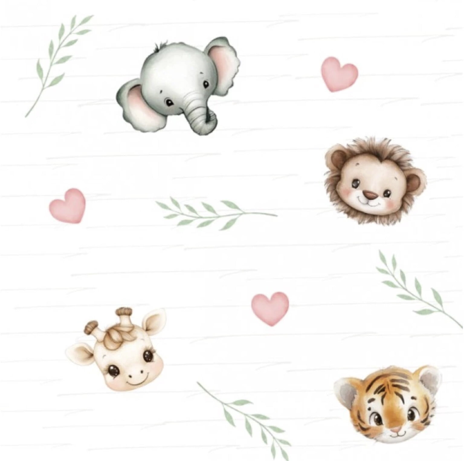 Flanela estampa digital safari dos sonhos 1 - CORTES 1,00m x 1,42m