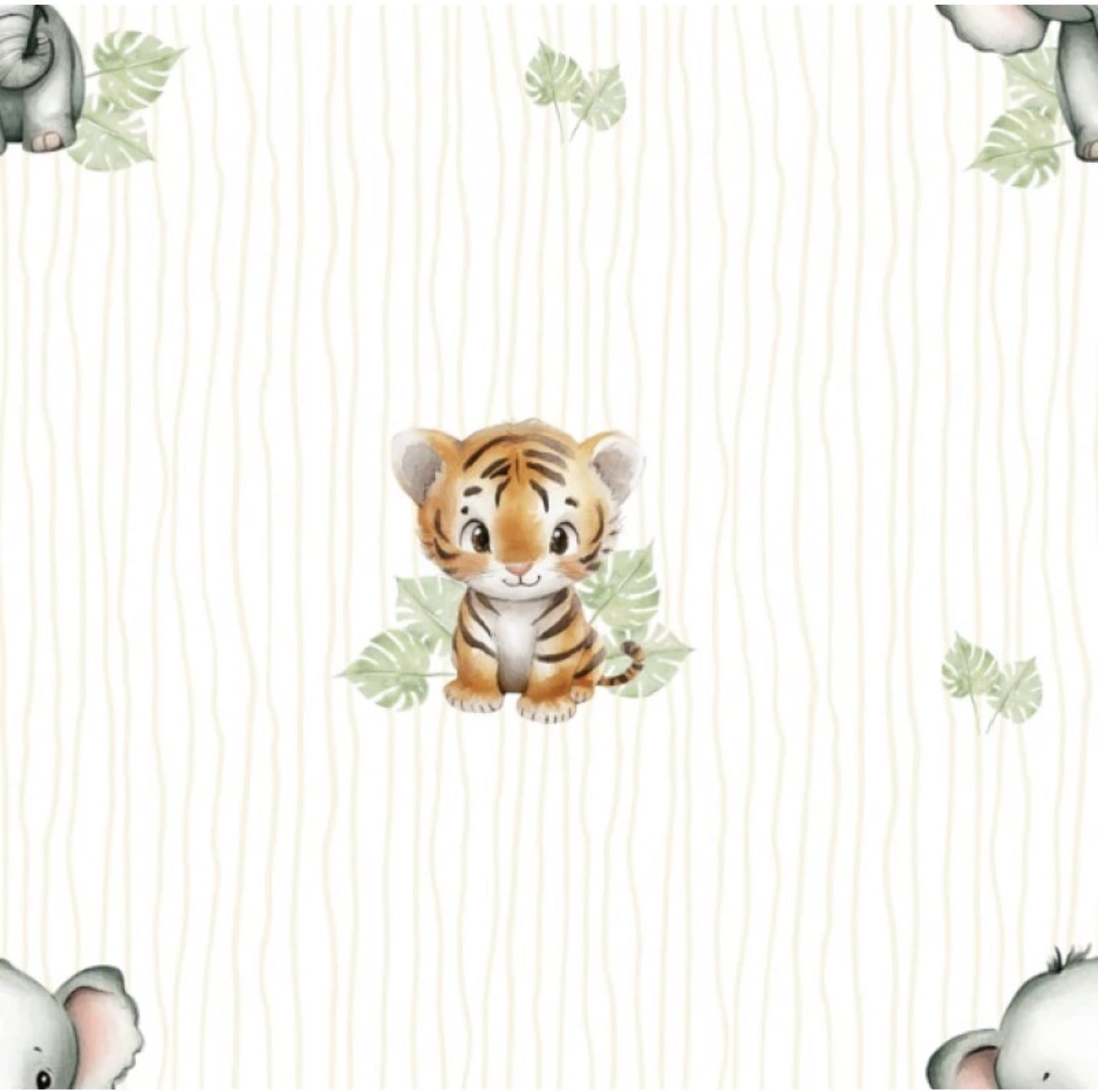 Flanela estampa digital safari dos sonhos 6 - CORTES 1,00m x 1,42m