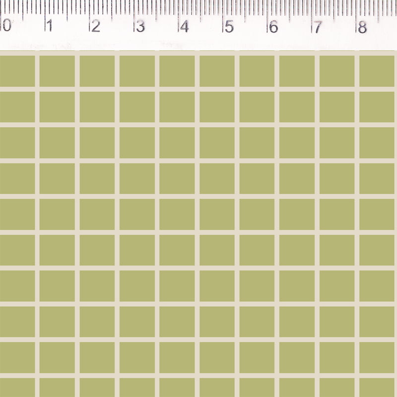Tricoline estampado quadriculado verde pistache 
