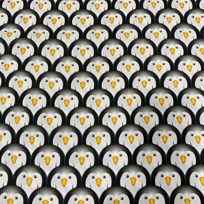 Tricoline estampa digital pinguins 