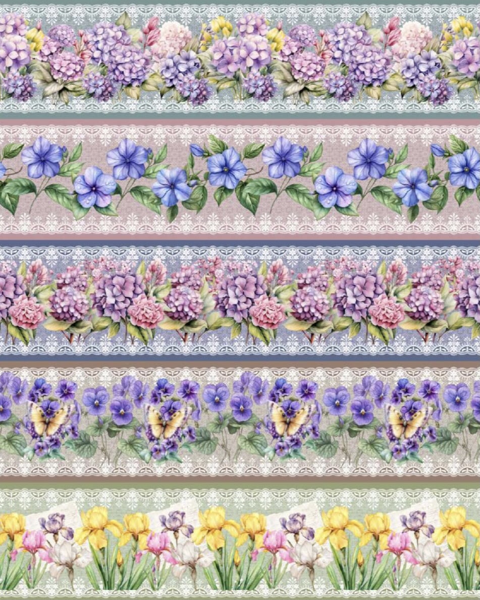 Tricoline estampa digital barrado novo amor perfeito 