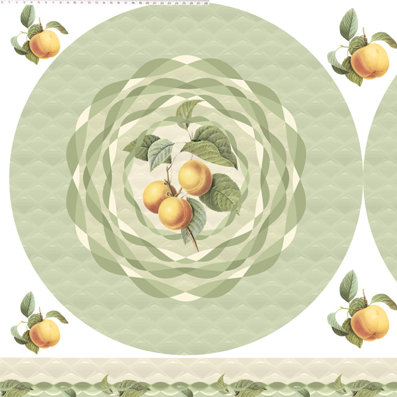 Sousplats apricot 
