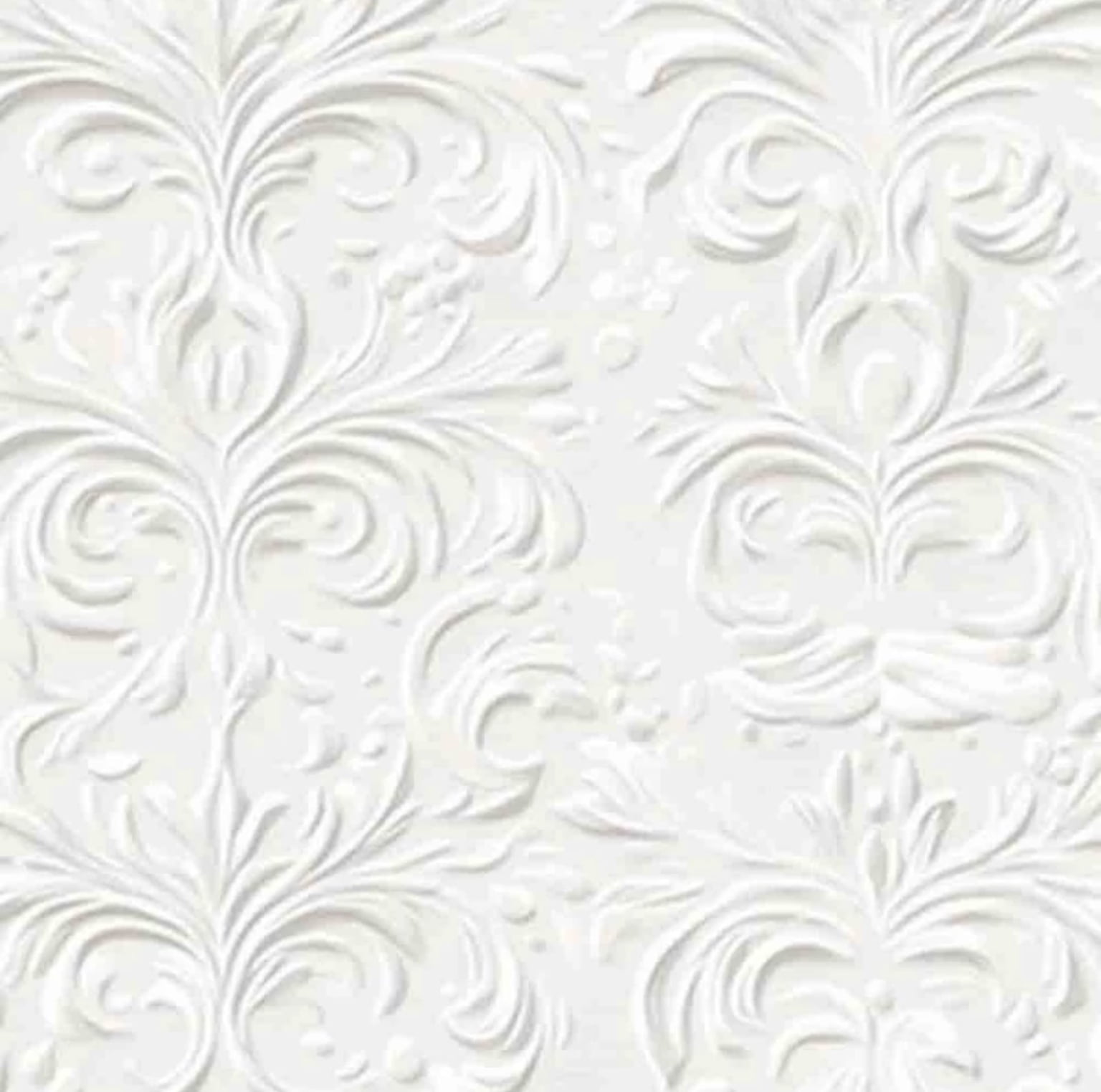 Sarja estampa digital hidrorrepelente arabesco branco