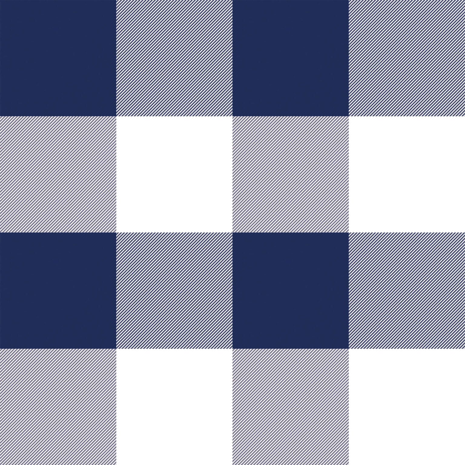 Sarja leve estampa digital xadrez 8cm azul marinho - Renatta Tecidos