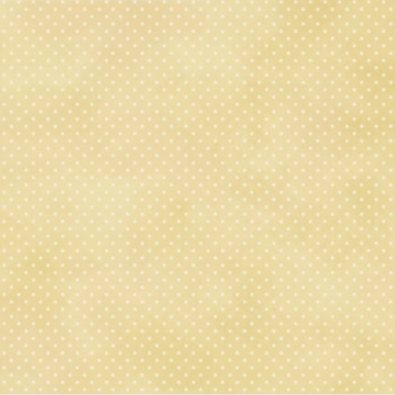 Tricoline estampa digital composê floral poá amarelo  