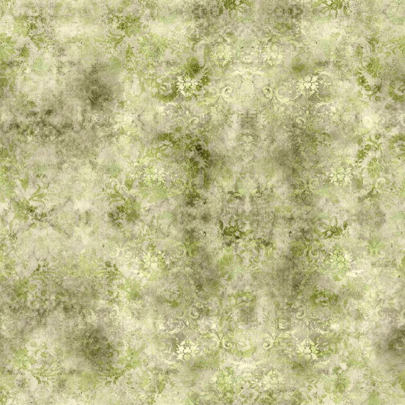 Tricoline estampa digital Damasco verde claro 