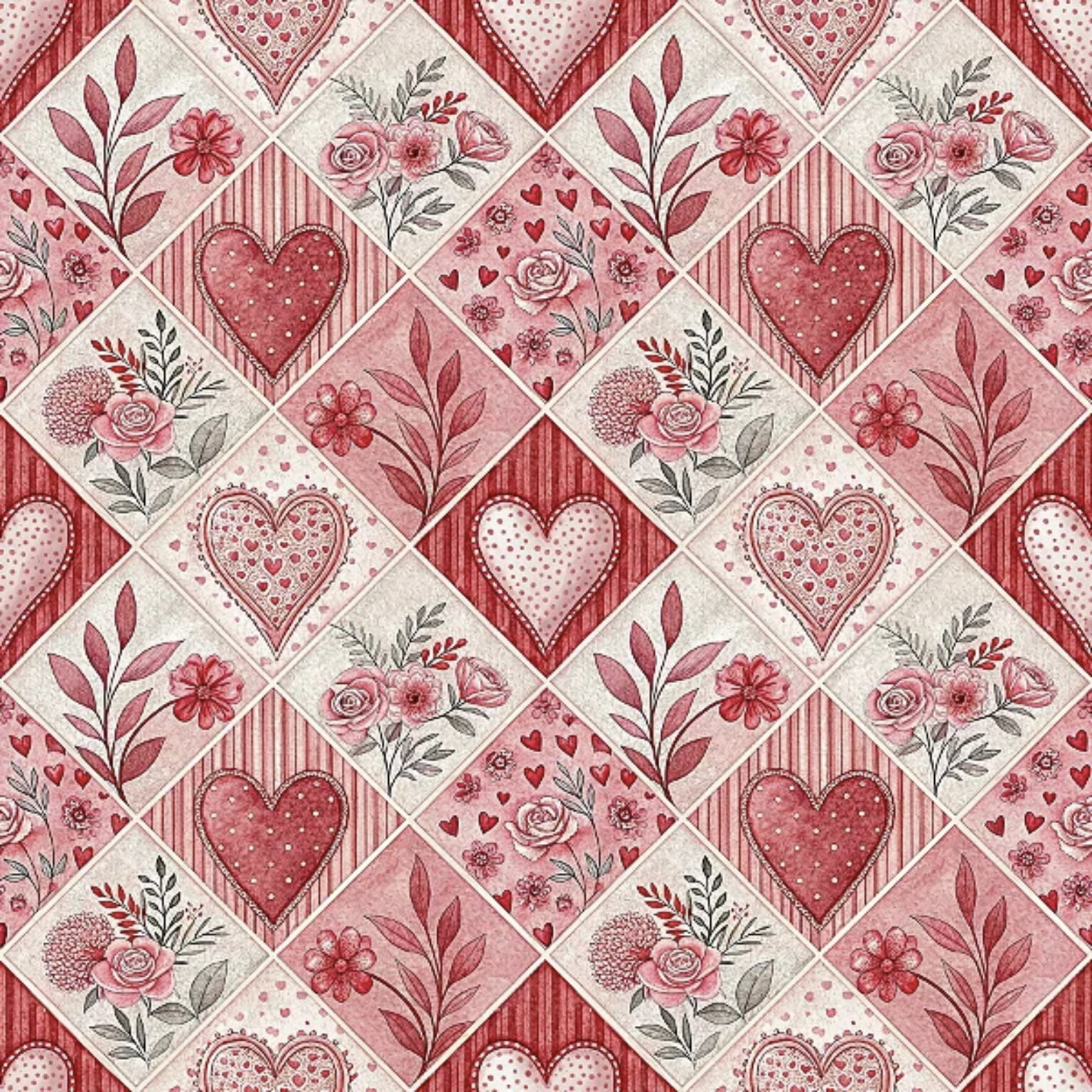 Tricoline estampa digital patch love