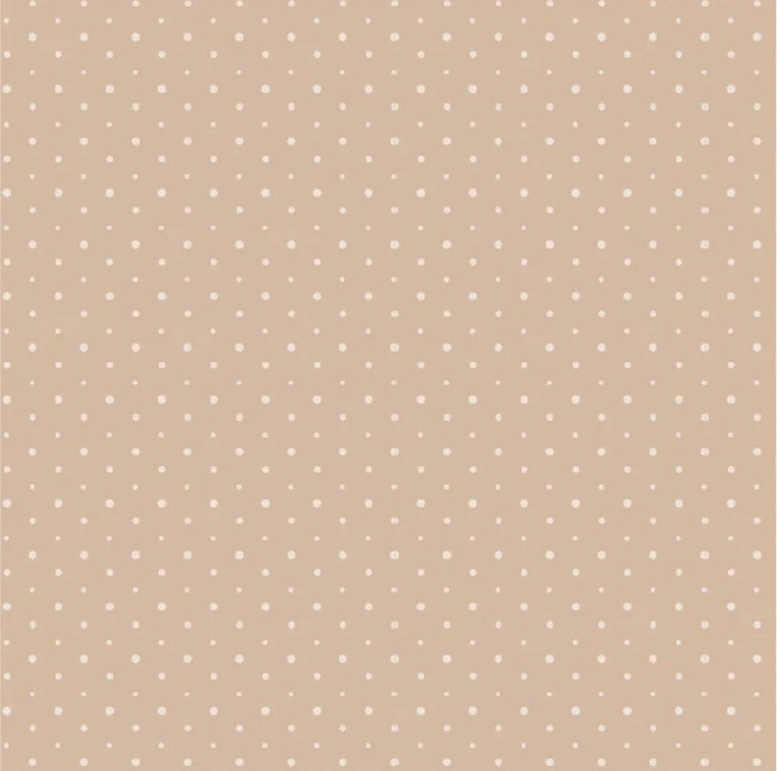 Tricoline estampa digital poá creme