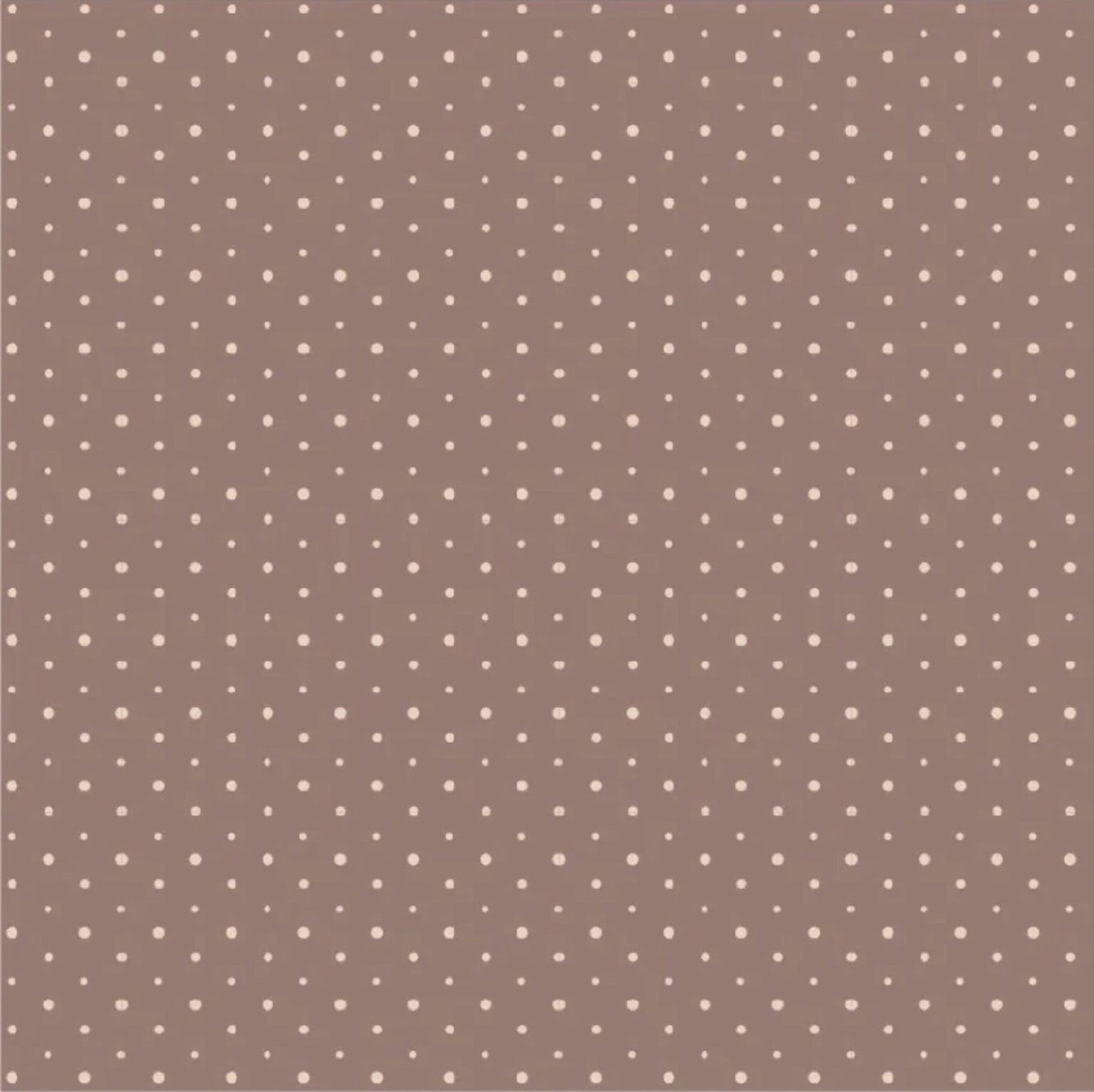 Tricoline estampa digital poá marrom mocha mousse