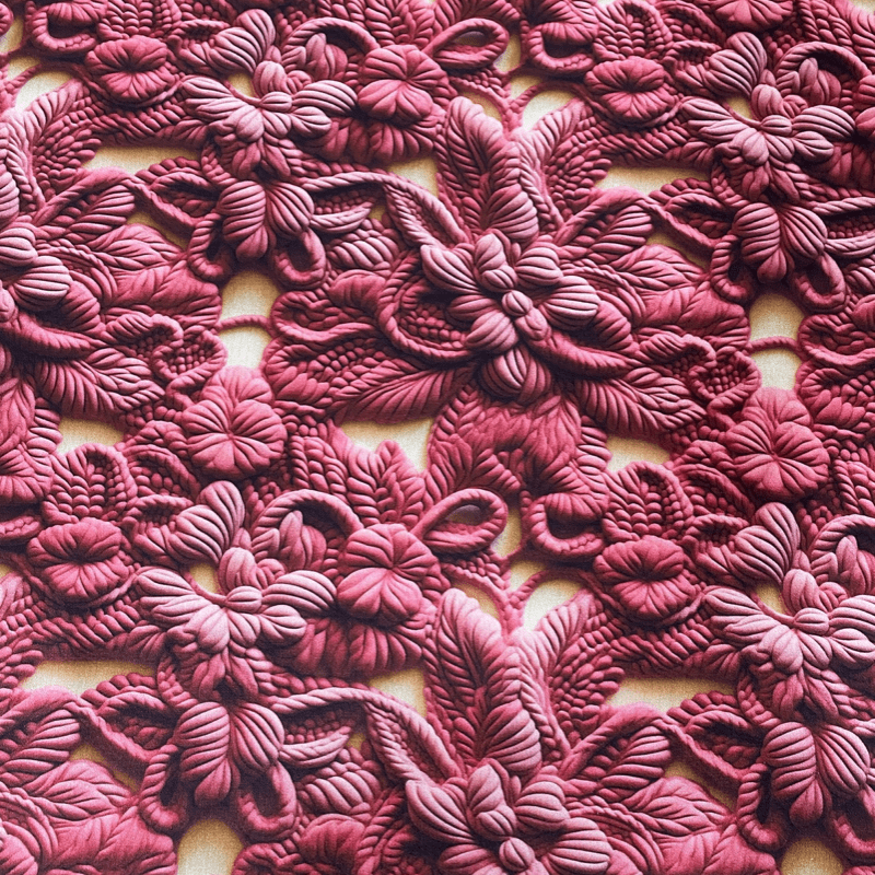Tricoline estampa digital floral perfeito rosa