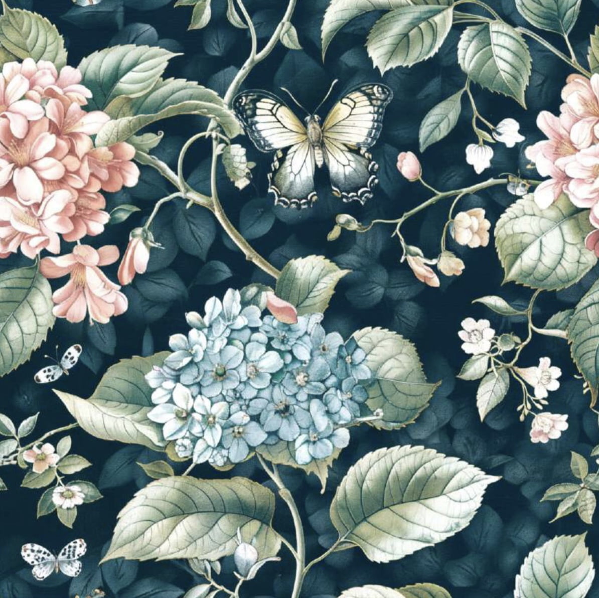 Tricoline estampa digital floral espetacular 