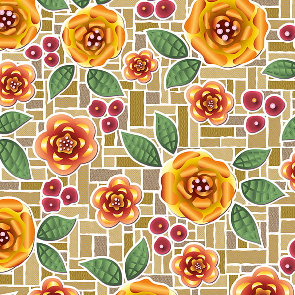 Mosaico Floral – Donatelli Tecidos