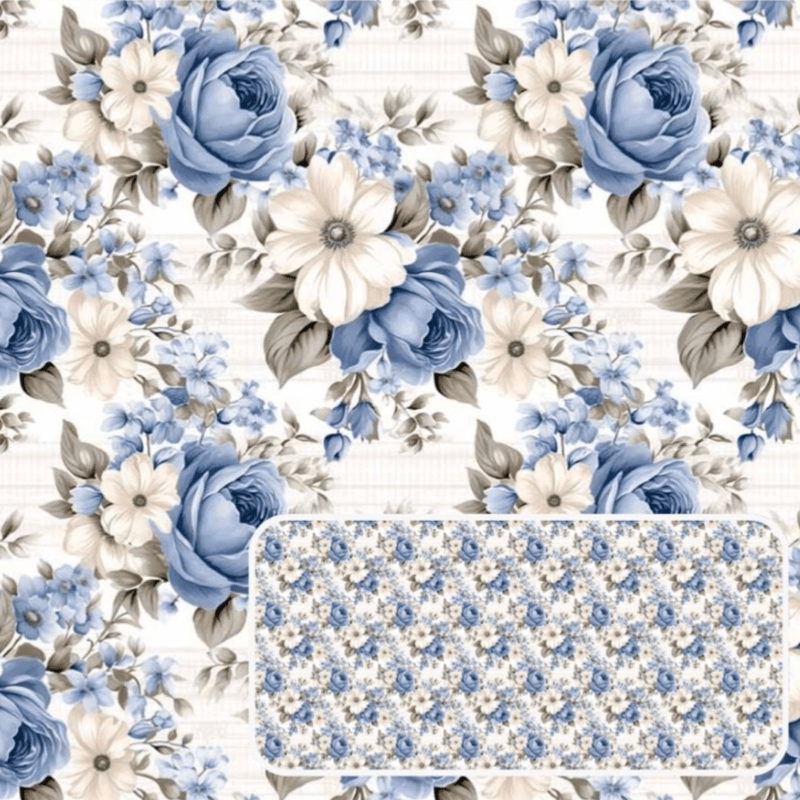 Tricoline estampa digital floral menor bloomy