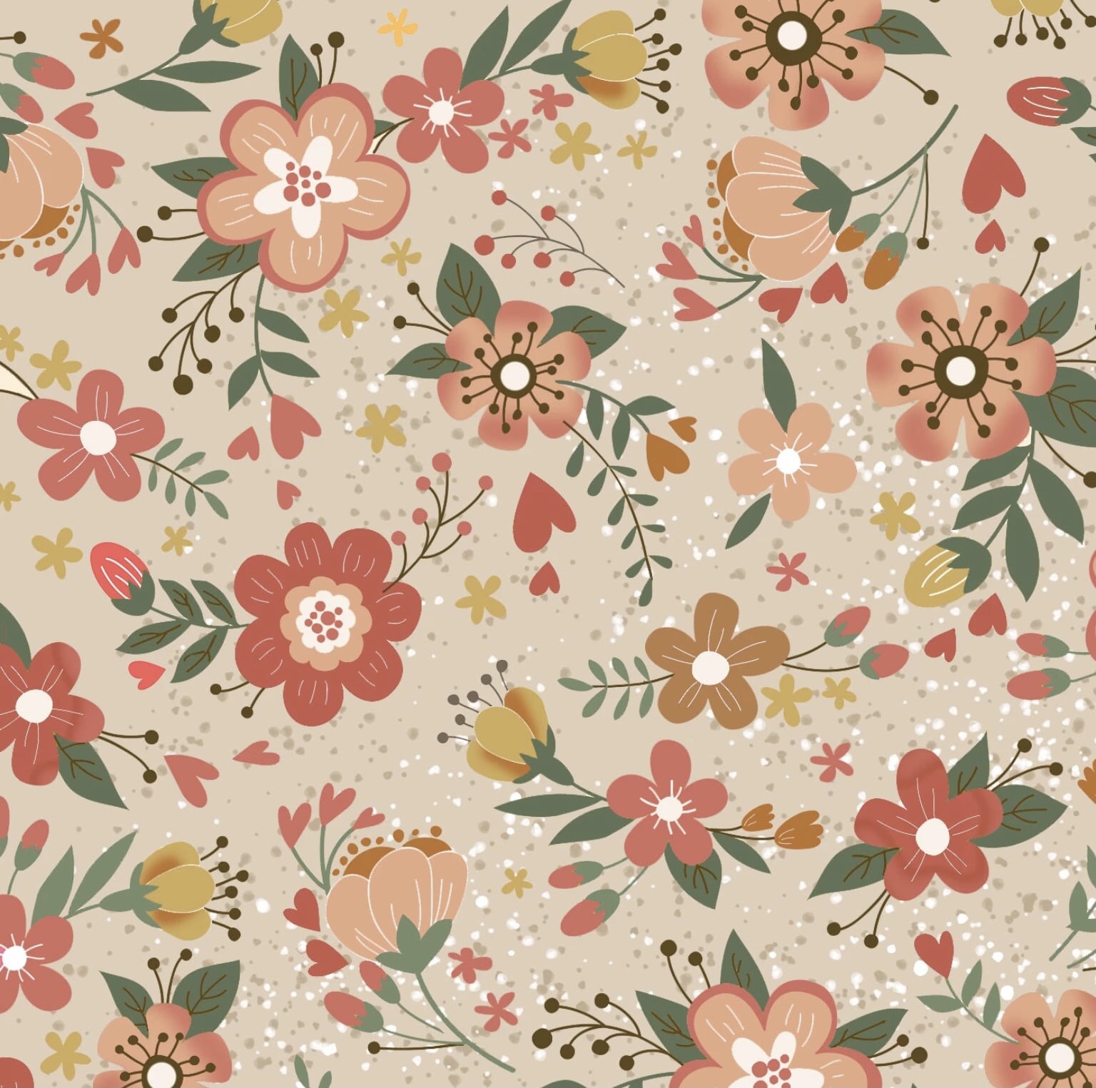 Tricoline estampa digital floral viva la vida country 