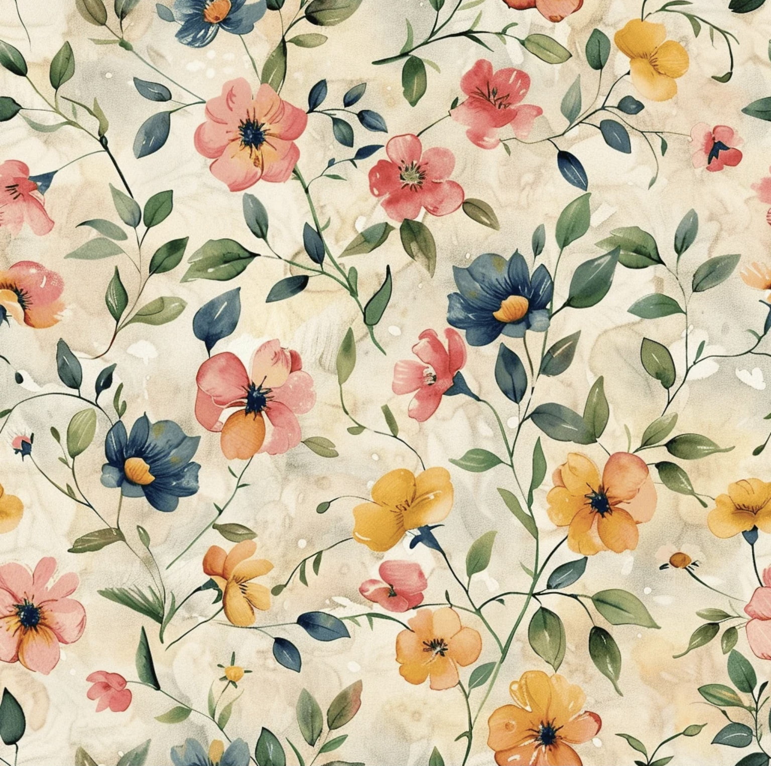 Tricoline estampa digital peach tiny