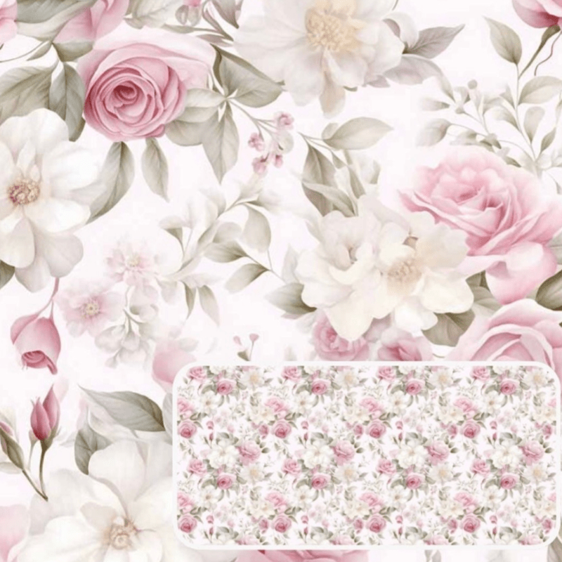 Tricoline estampa digital rosas médias I Classy roses