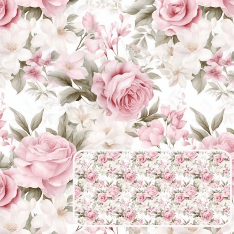 Tricoline estampa digital rosas médias II Classy roses