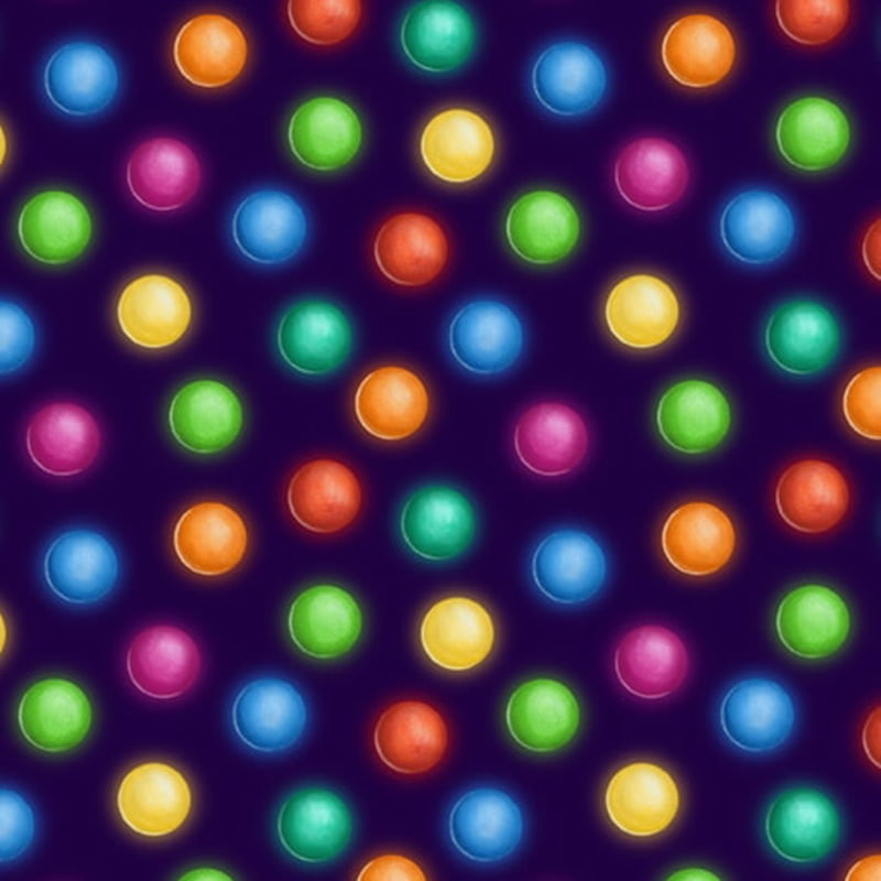 Tricoline estampa digital bolas neon