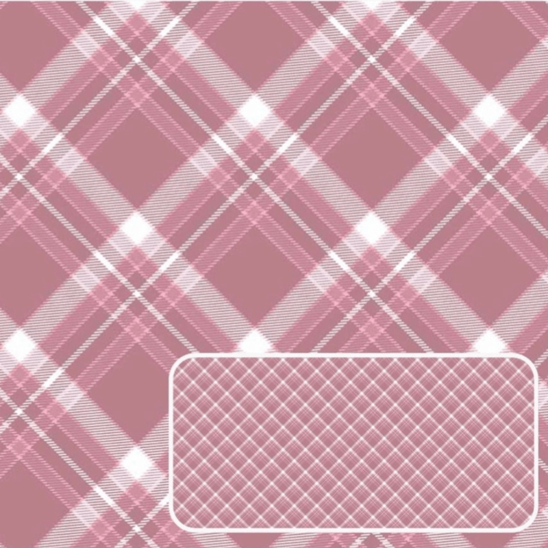 Tricoline estampa digital xadrez rose classy roses
