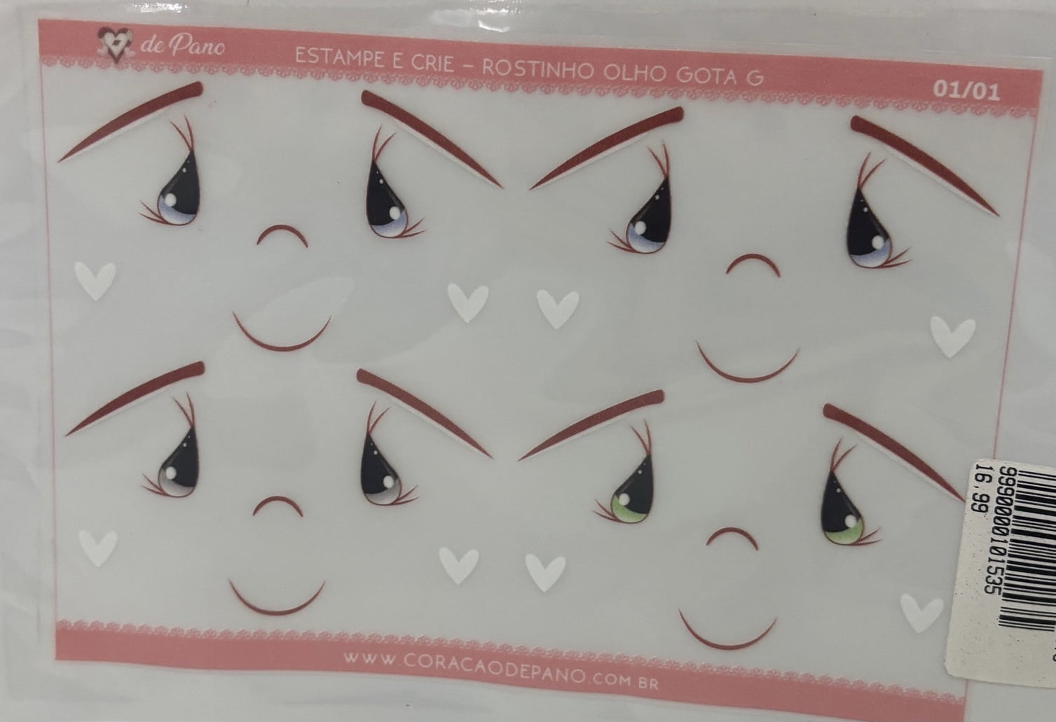 Painel rostinho de boneca GOTA G