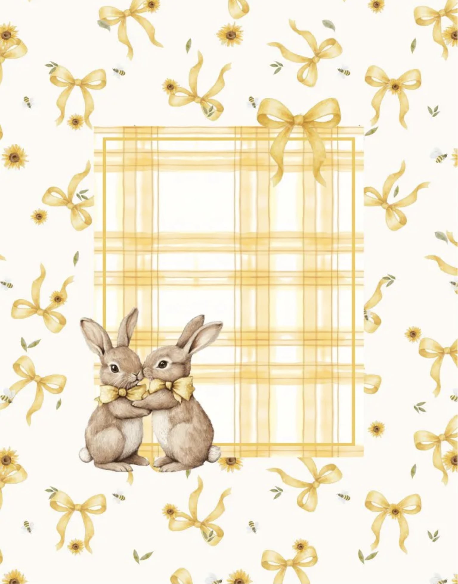 Pano de copa casal coelho 