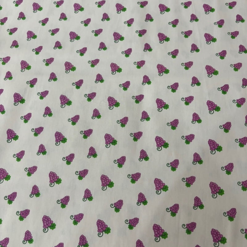 Tricoline estampado cacho de uvas