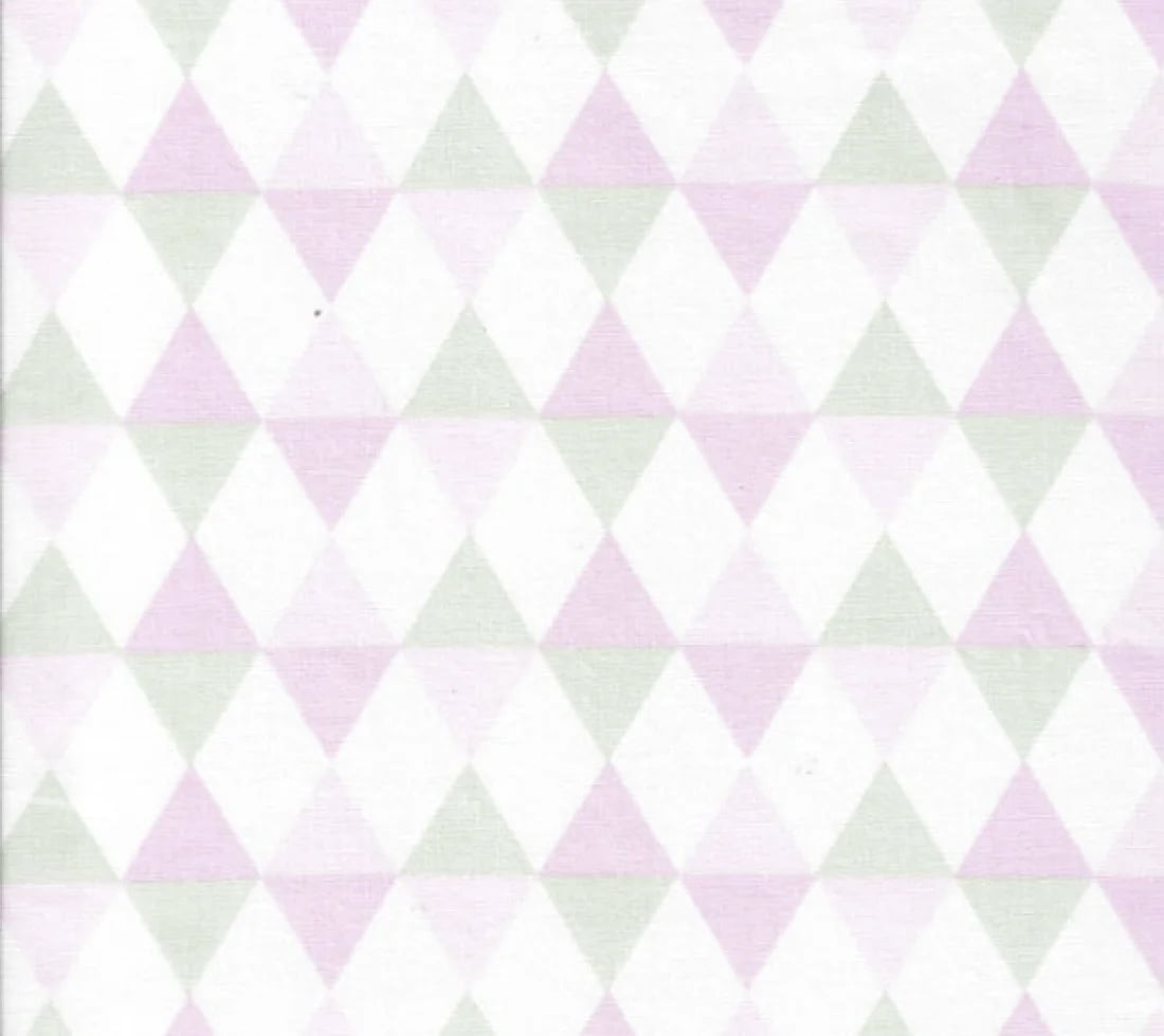 Tricoline estampado balão verde com rosa