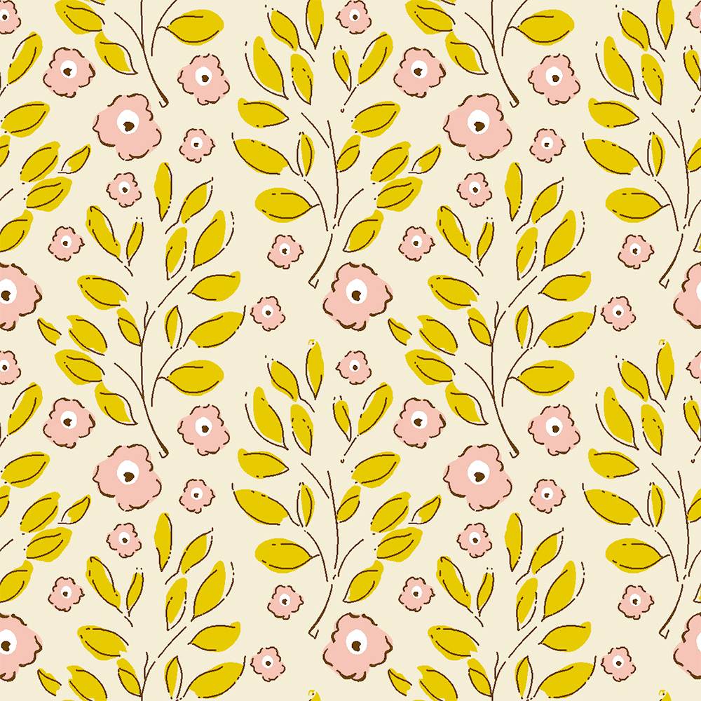 Tricoline estampado Teddy rose cotton