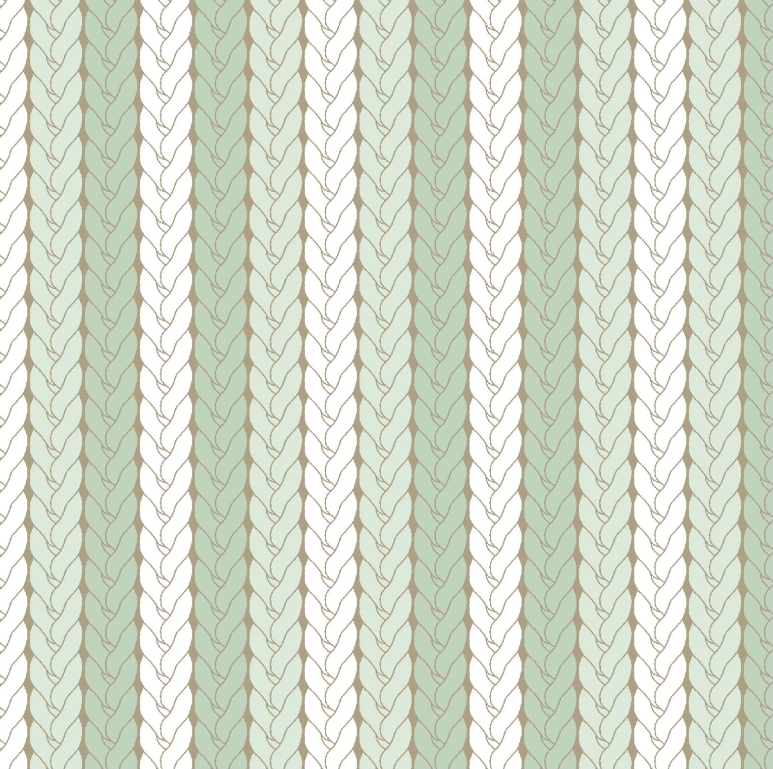 Tricoline estampado tipo tricô verde