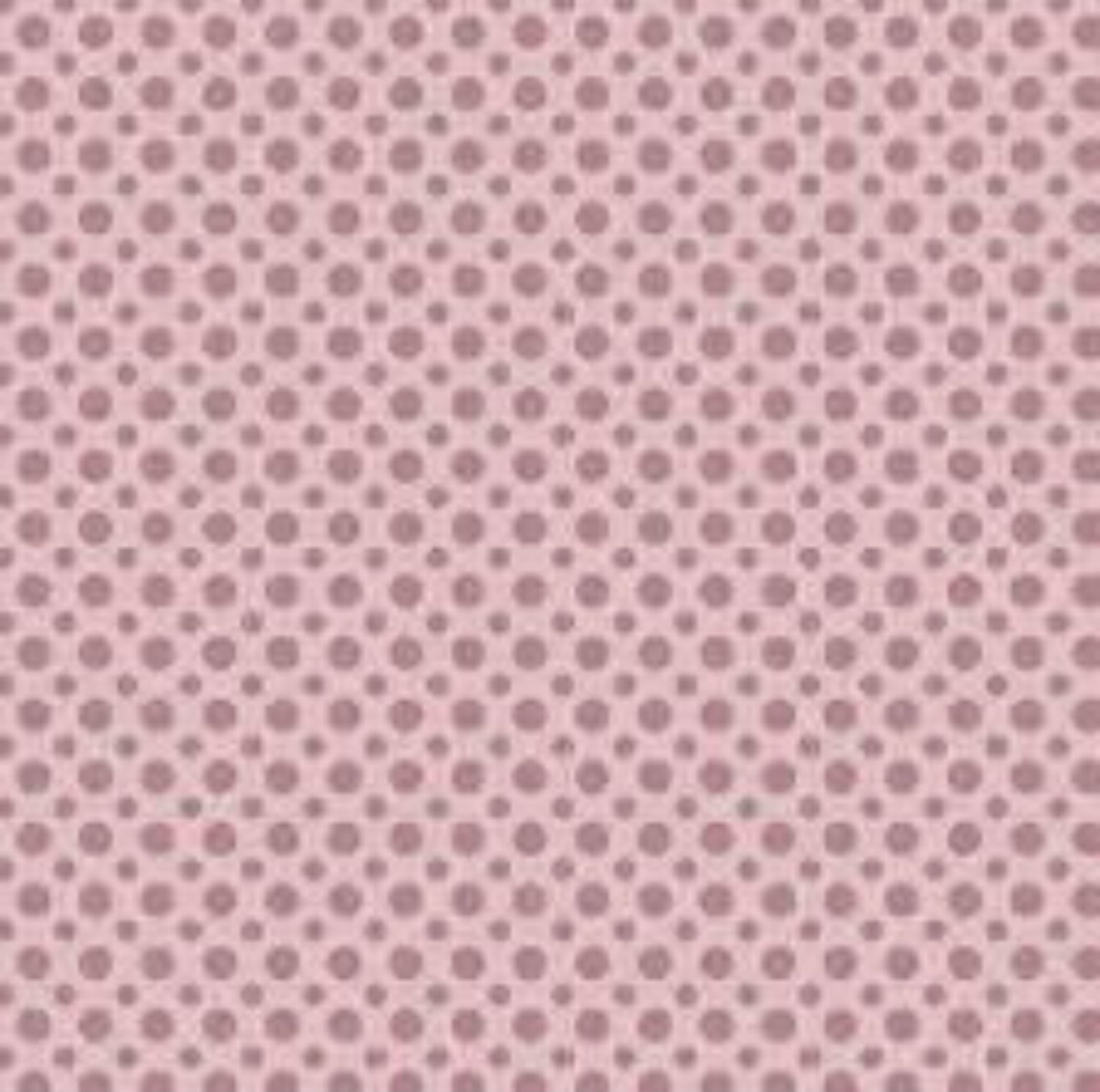 Tricoline estampado poá tom tom rose