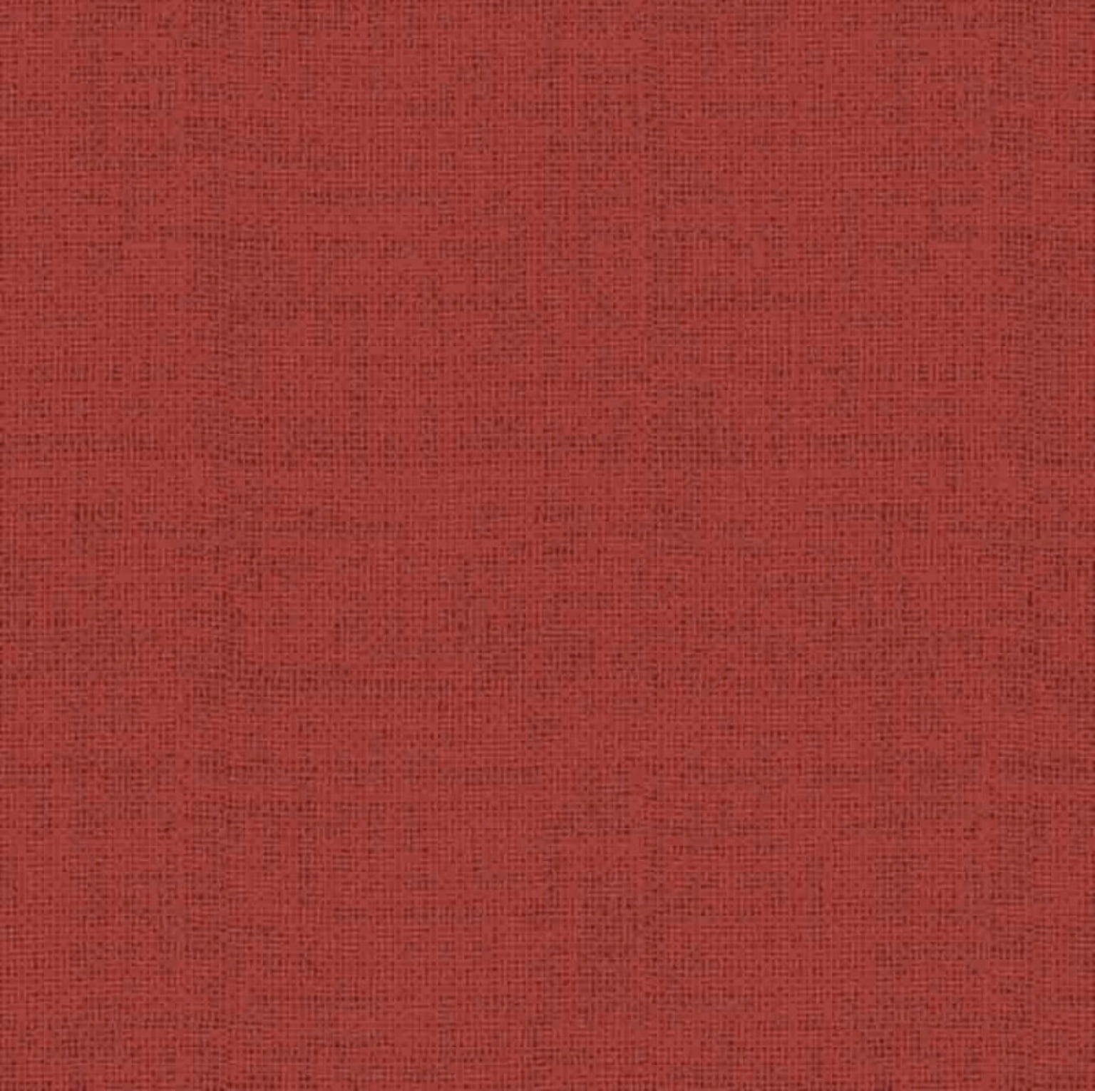Tricoline estampado tipo linho vermelho telha