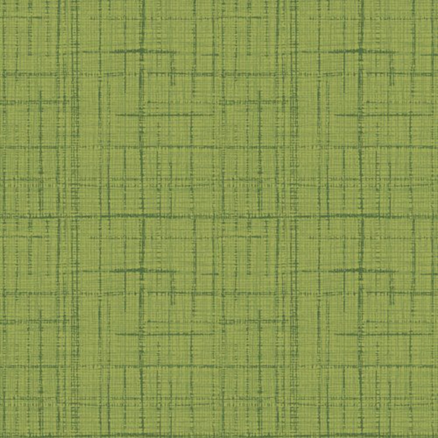 Tricoline estampado tom tom linho verde
