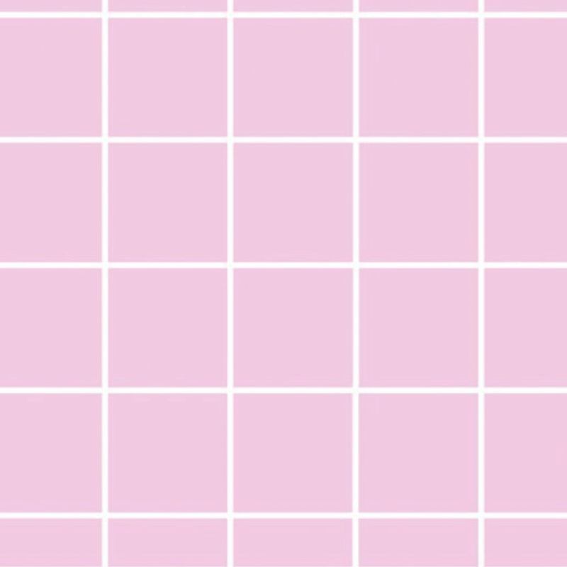 Tricoline estampado xadrez grid rosa com branco - Renatta Tecidos