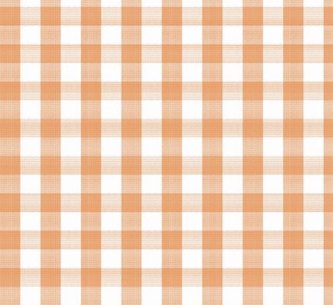 Tricoline fio tinto xadrez 20XM laranja