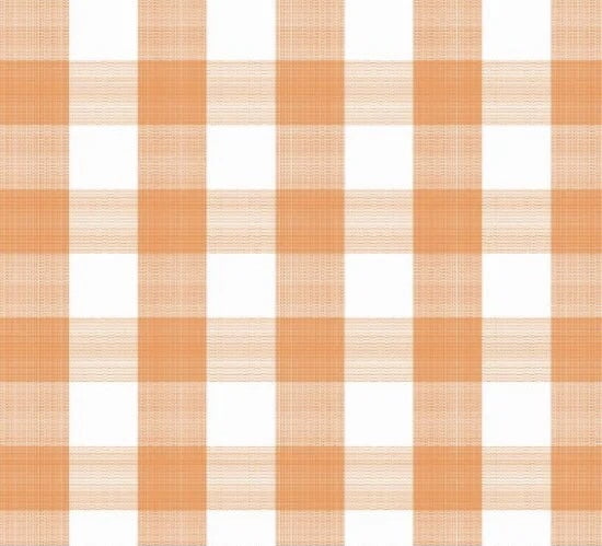 Tricoline fio tinto xadrez 30XM laranja