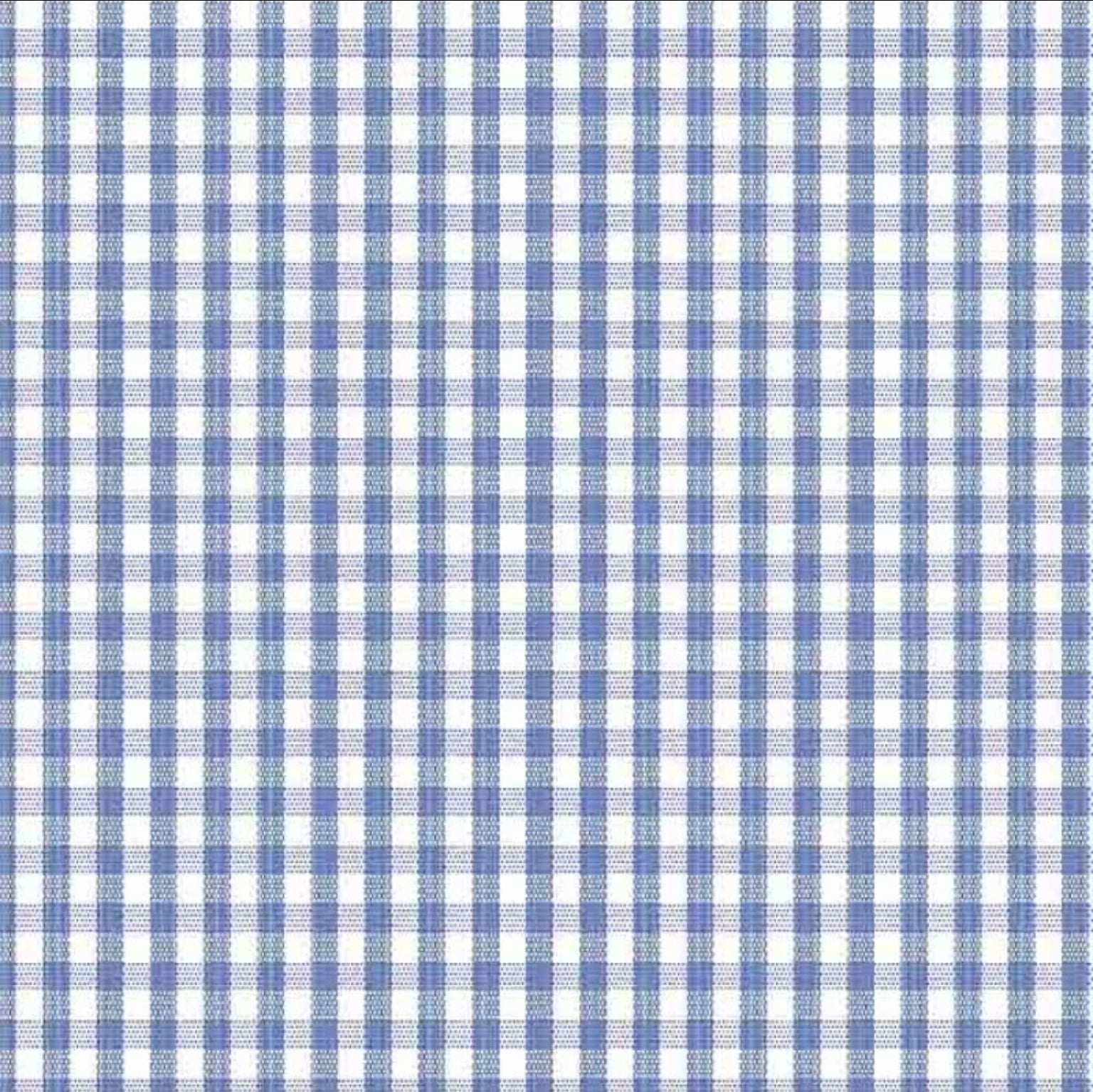 Tricoline fio tinto xadrez vichy 8XM azul médio 