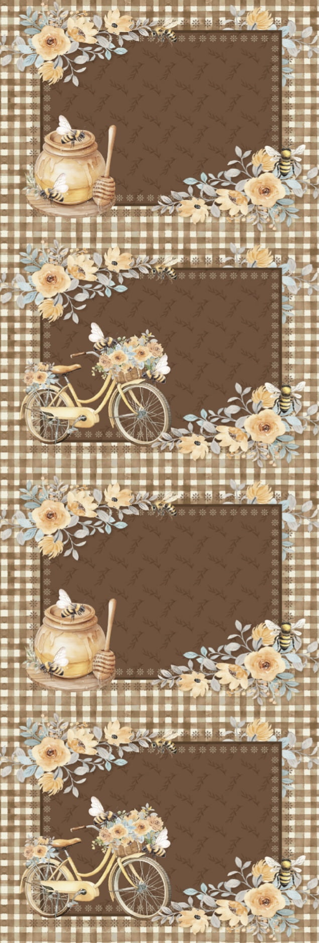 Tricoline estampa digital americano abelhas