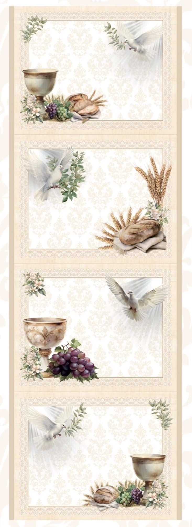 Tricoline estampa digital americano cristão