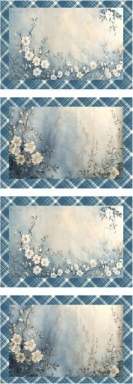 Tricoline estampa digital americano le bleu