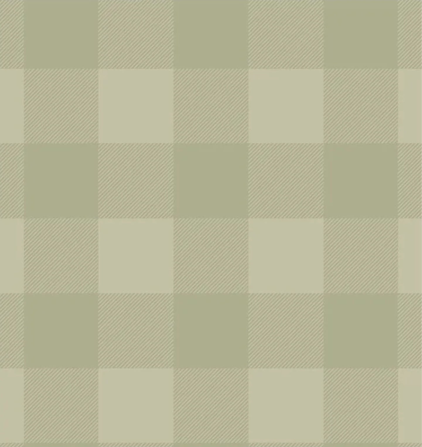 Tricoline estampa digital xadrez composê romance verde claro 