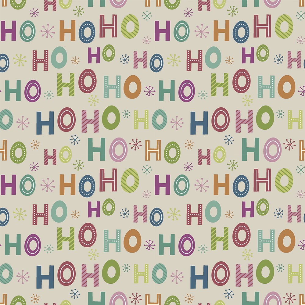 Tricoline estampado candy christmas Ho Ho Ho 