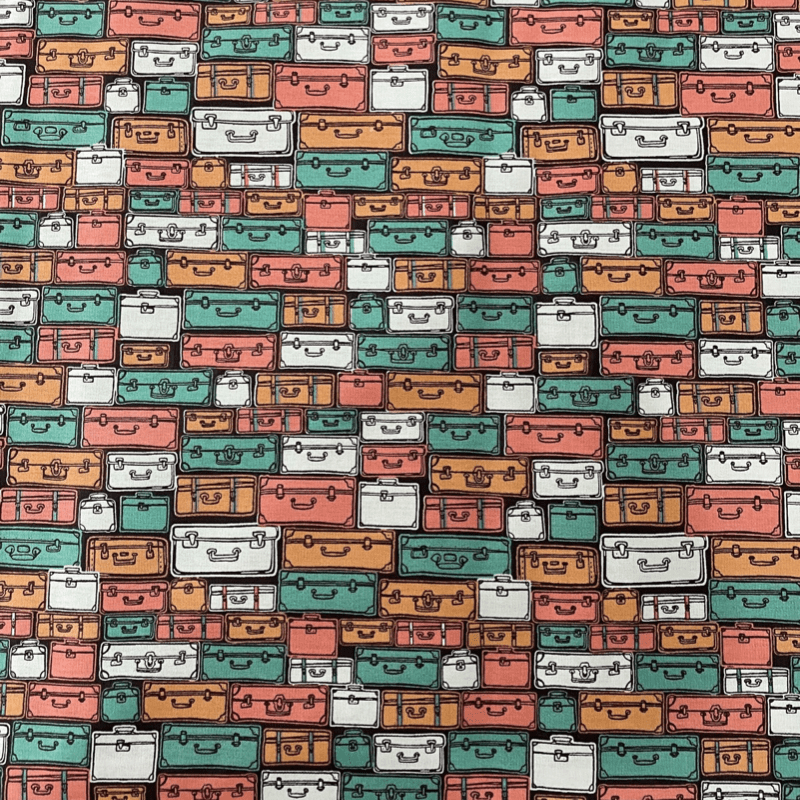 Tricoline estampado malas de viagem 