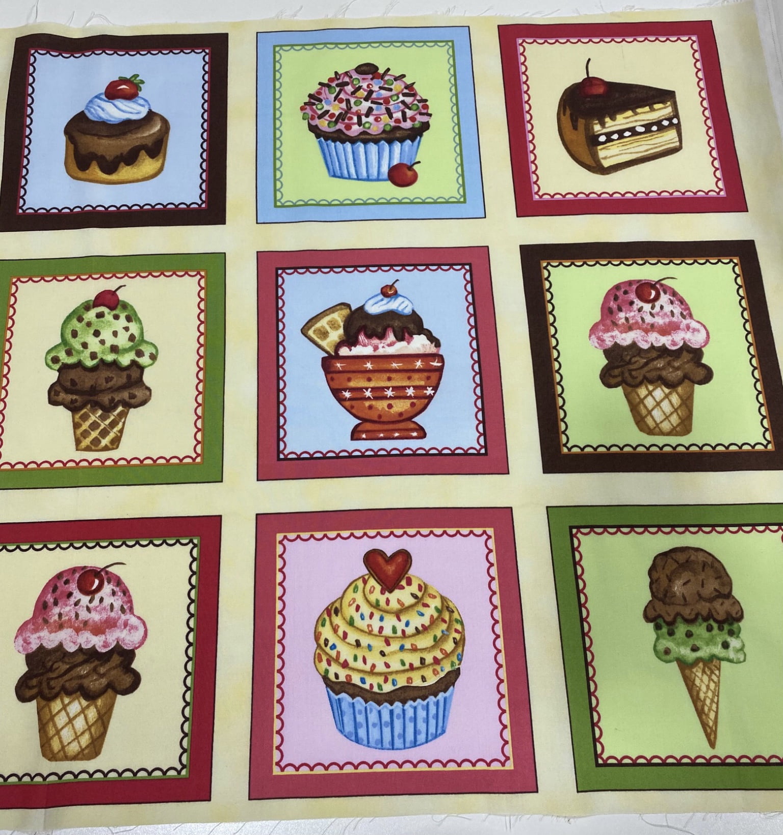 Painel importado cupcake 