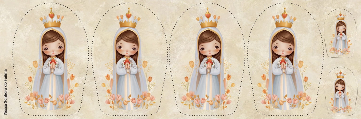 Almofadinhas Nossa Senhora de Fátima 