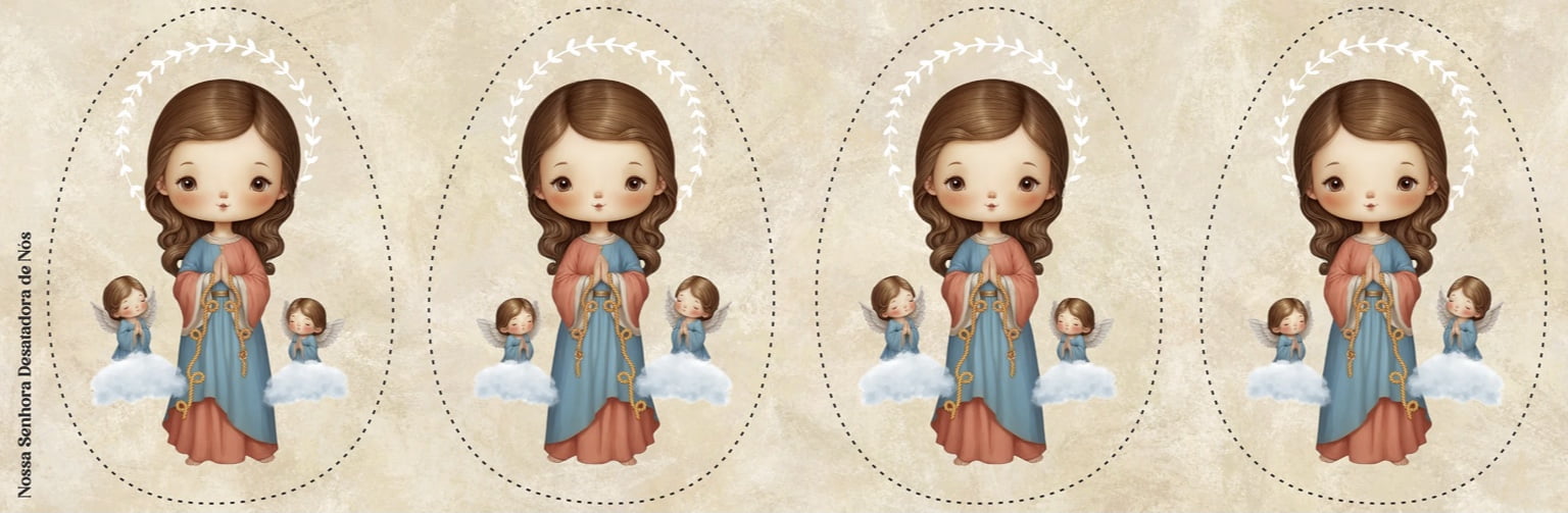 Almofadinhas Nossa Senhora Desatadora de Nós 