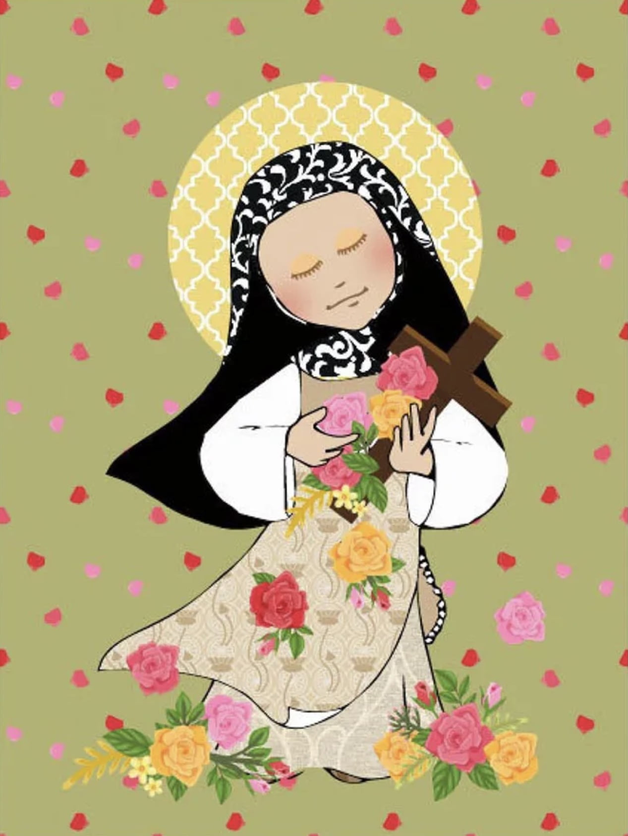 Painel aplique Santa Terezinha 