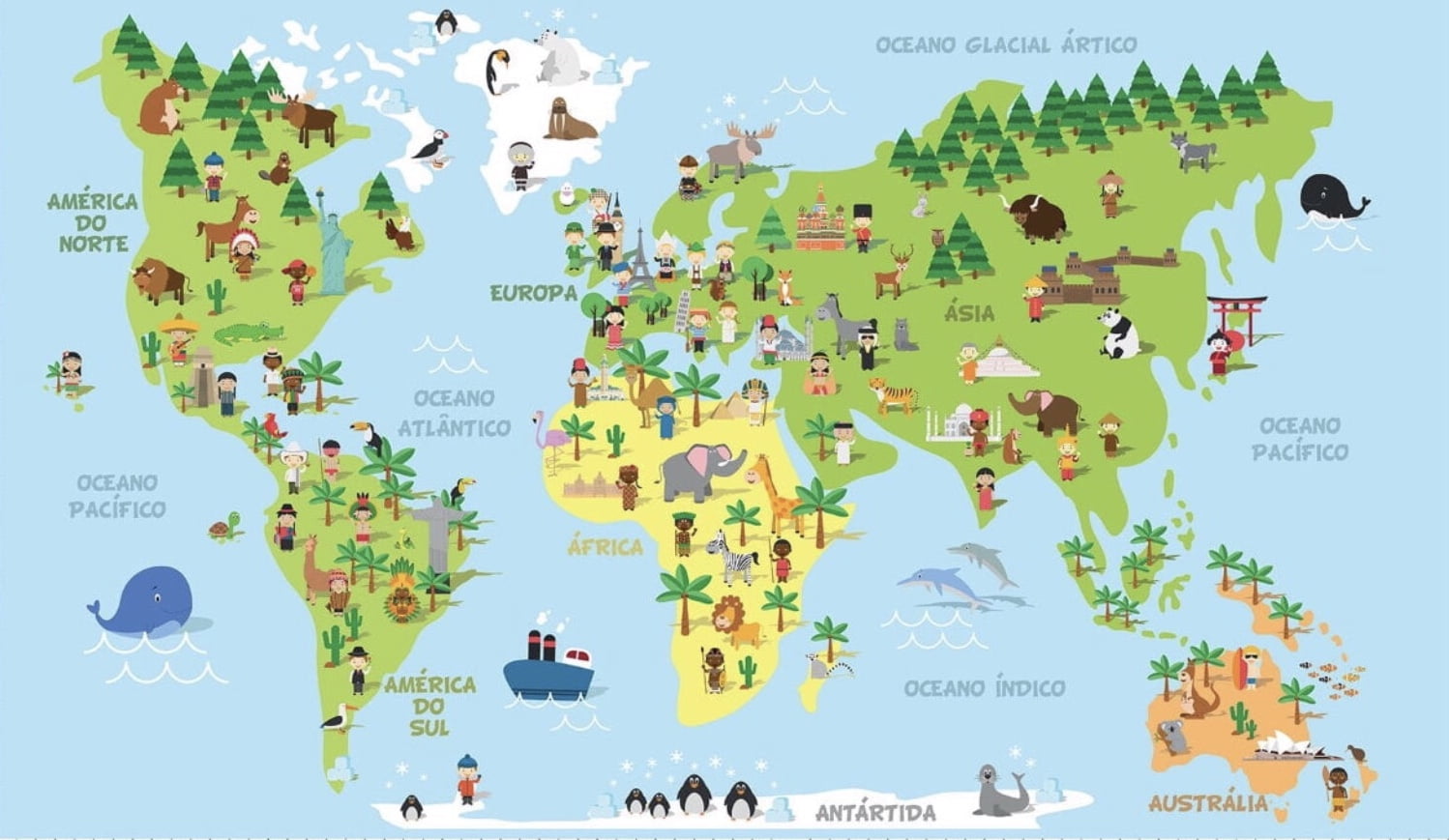 Painel mapa