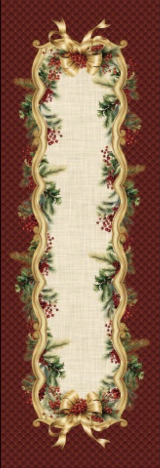 Painel de trilho laços natal